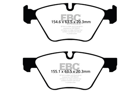 EBC 09+ BMW Z4 3.0 (E89) Redstuff Front Brake Pads - DP31493C