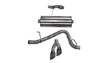 Corsa 2015-2020 Chevy Tahoe/GMC Yukon Cat-Back Exhaust Sport 3in Single Side Twin Black 4in Tips - 14859BLK