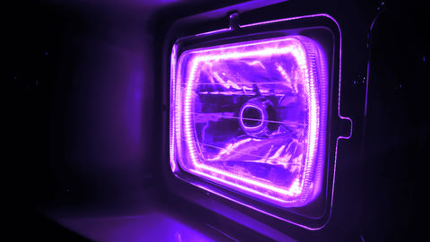 Oracle Pre-Installed Lights 7x6 IN. Sealed Beam - ColorSHIFT Halo - 6908-333