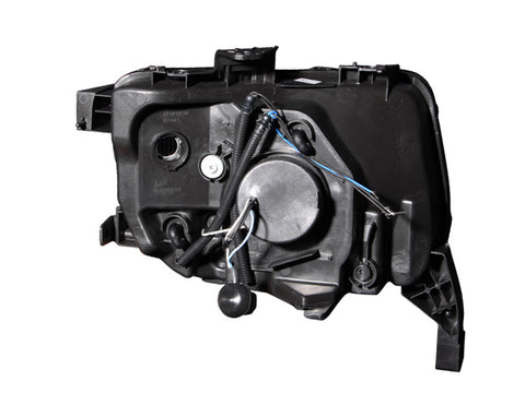 ANZO 2003-2006 Honda Element Projector Headlights w/ Halo Black - 121432