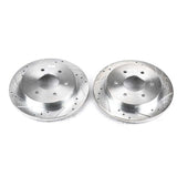 Power Stop 04-10 Infiniti QX56 Rear Evolution Drilled & Slotted Rotors - Pair - JBR994XPR