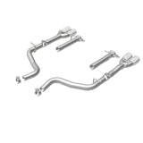 MagnaFlow Axle-Back, SS, 2.5in, Quad Split Rear 3.5in Tip 2015 Dodge Challenger R/T 5.7L - 19210