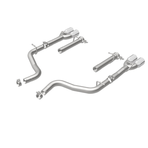 MagnaFlow Axle-Back, SS, 2.5in, Quad Split Rear 3.5in Tip 2015 Dodge Challenger R/T 5.7L - 19210