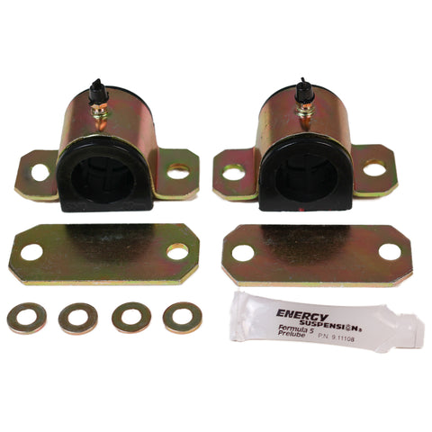 Energy Suspension 93-98 Toyota Supra Rear Sway Bar Bushing Set 24mm - Black - 8.5150G