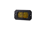 Diode Dynamics Stage Series 2in LED Pod Pro - Yellow Combo Flush ABL (Single) - DD6735S
