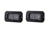 Diode Dynamics Stage Series 2 In LED Pod Sport - White Flood Flush WBL (Pair) - DD6426P