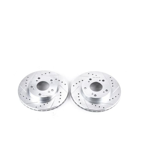Power Stop 02-06 Acura RSX Front Evolution Drilled & Slotted Rotors - Pair - JBR962XPR