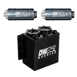 DeatschWerks 2.5L Modular Surge Tank (Incl. 2 DW250iL In-Line Fuel Pump) - 6-252-25ST