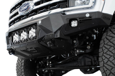 Addictive Desert Designs 2023+ Ford F-250/F-350 Bomber Front Bumper (w/ 3 Baja Designs LP6 Mounts) - F810014100103