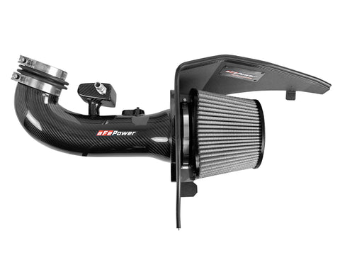 aFe Track Series Carbon Fiber Pro Dry S AIS - 16-19 Chevrolet Camaro SS V8-6.2L - 57-10005D