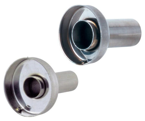 Vibrant 3.90in OD Low Inner Silencer Muffler w/ 3.90in ID Single Wall Exh Tip2.5in OD Tuning Tube - 1184