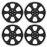 Ford Racing 15-23 F-150 22in Wheel Kit - Black w/Machined Face - M-1007K-S2295B