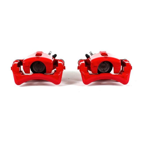 Power Stop 02-05 Ford Thunderbird Rear Red Calipers w/Brackets - Pair - S4812