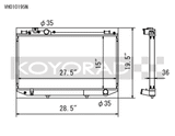Koyo 89-92 Toyota Cressida 3.0L I6 Manual Only - VH010195N