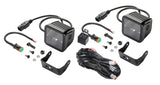 Hella Universal Black Magic 3.2in L.E.D. Cube Kit - Flood Beam - 358176811