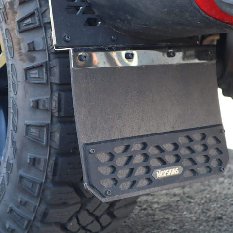 Putco 15-19 Chevy Silv/Sierra HD Dually - (Fits Front) - Set of 2 Mud Skins - HDPE w/ Hex Shield - 78270