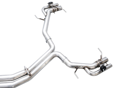 AWE Tuning 21-23 Audi C8 RS6/RS7 SwitchPath Cat-Back Exhaust - Diamond Black Tips - 3025-33776