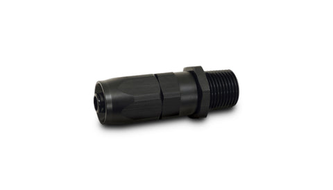 Vibrant -8AN Male NPT Straight Hose End Fitting - 1/4 NPT - 26003