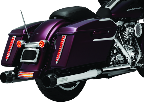 Kuryakyn Curved License Plate Mount Chrome - 3157