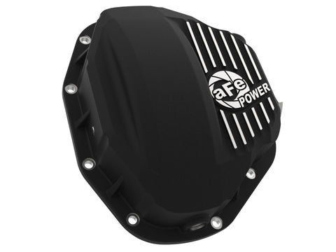 aFe Power Cover Diff Rear Machined w/ 75W-90 Gear Oil Ford Diesel Trucks 86-11 V8-6.4/6.7L (td) - 46-70032-WL