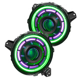 Oracle Oculus Bi-LED Projector Headlights for Jeep JL/Gladiator JT - w/ Simple Controller - 5839-504-B