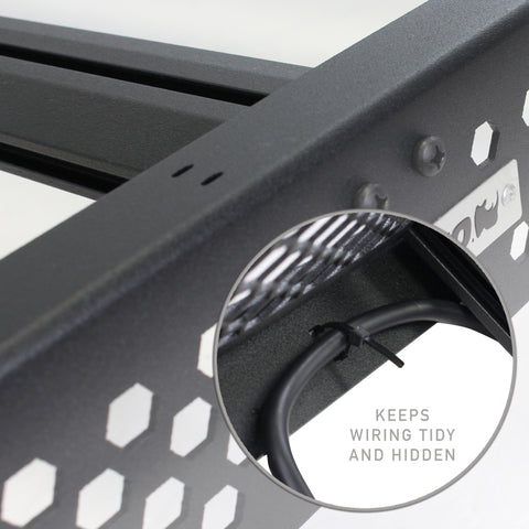 Go Rhino 19-23 Ram 1500 CC Ceros Low Profile Roof Rack - Tex. Blk - 5933130T