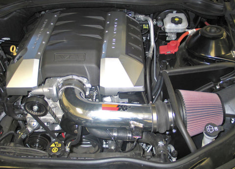 K&N 10 Camaro 6.2L V8 Polished Typhoon Short Ram Intake - 69-4519TP