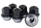 Ford Racing M12 x 1.5 Black Lug Nut - Set of 6 - M-1012-BR