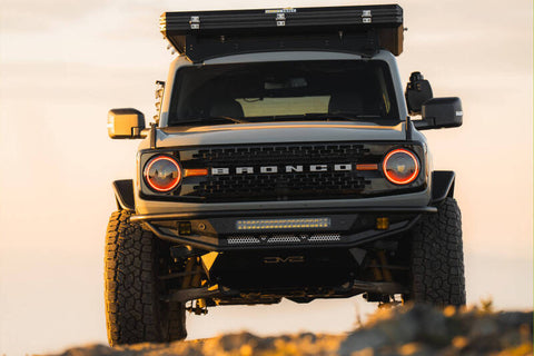 DV8 Offroad 21-22 Ford Bronco Competition Series Front Bumper - FBBR-04