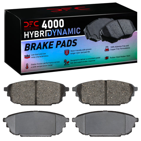 DFC 01-03 Mazda Protege5 Rear 4000 Hybridynamic Brake Pads - 4000-0892-00