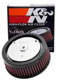 K&N Replacement Air Filter 5.5in Top OD x 6in Base OD x 2.313in H for Harley Davidson - HD-0818