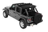 Bestop 18-26 Jeep Wrangler JL 4-Door Trektop (Premium Black Twill) - 56863-17