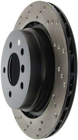StopTech 98-02 BMW Z3 Drilled Right Rear Rotor - 128.34037R