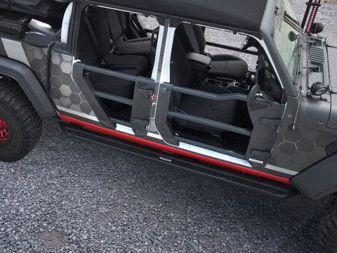 Go Rhino Jeep 18-21 Wrangler JLU/20-21 Gladiator JT Trailline Replacement Front Tube Door - 572601