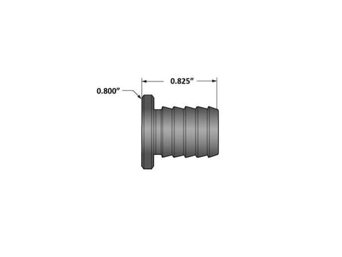 Fleece Performance Universal 1/2in Billet Aluminum Block Off Plug - FPE-34071