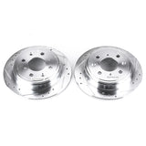 Power Stop 90-01 Acura Integra Rear Evolution Drilled & Slotted Rotors - Pair - JBR308XPR
