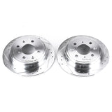 Power Stop 90-01 Acura Integra Rear Evolution Drilled & Slotted Rotors - Pair - JBR308XPR
