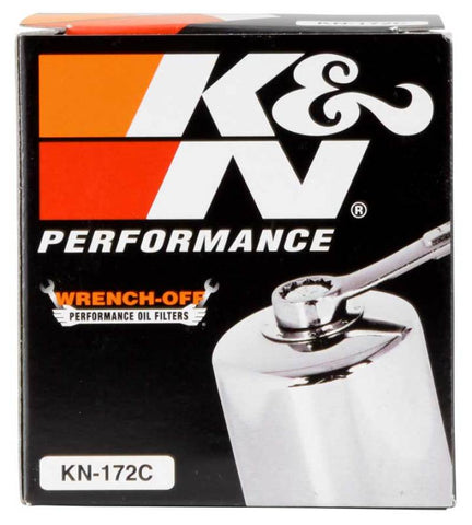 K&N Oil Filter Powersports Canister Chrome - KN-172C