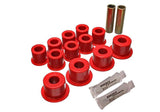 Energy Suspension 73-79 B-Body (Charger/Coronet/Satellite/GTX) Red Rear Leaf Spring Bushing Set - 5.2110R