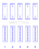 King Nissan / Infiniti VK45 - VK50 - VK56 (Size STD) Main Bearing Set - MB5770SI