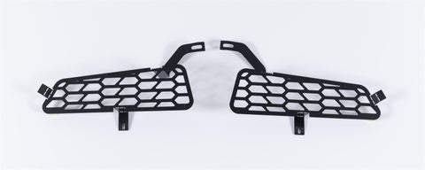 Putco 18-20 Ford F-150 Raptor - Hex Shield - Black Powder Coated Bumper Grille Inserts - 83168