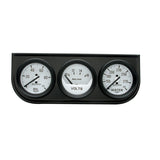 Autometer AutoGage 3-Gauge Console 52.4mm Mech 0-100 PSI Oil Press/ 10-16 V / 100-280 Deg Water Temp - 2327