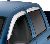 AVS 2019 RAM 1500 Crew Cab Ventvisor Outside Mount Front & Rear Window Deflectors 4pc - Chrome - 684806
