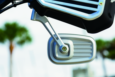 Kuryakyn Dillinger Mirrors Silver - 6654