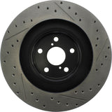 StopTech 13-18 Lexus GS350 Slotted & Drilled Front Right Rotor - 127.44205R