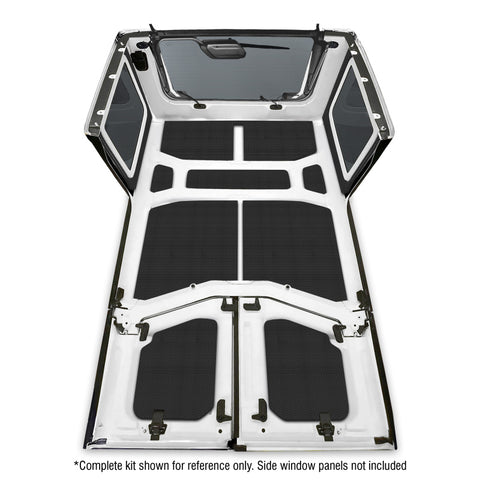 DEI 18-23 Jeep Wrangler JL 4-Door Boom Mat Headliner - 9 Piece - Black - 50168