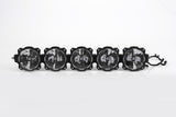 KC HiLiTES Polaris RZR 32in. Pro6 Gravity LED 5-Light 100w Combo Beam Overhead Light Bar System - 91309