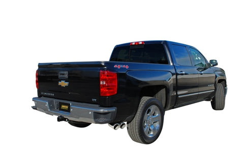 Gibson 14-18 Chevrolet Silverado 1500 LTZ 6.2L 3.5in/2.25in Cat-Back Dual Sport Exhaust - Aluminized - 5666