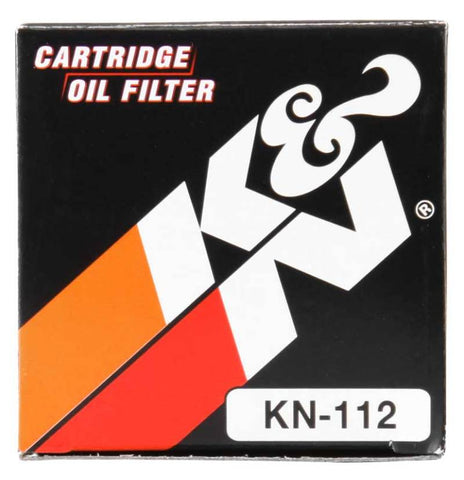 K&N Honda/Kawasaki/Polaris/Suzuki 1.969in OD x .469in ID x 1.438in H Oil Filter - KN-112