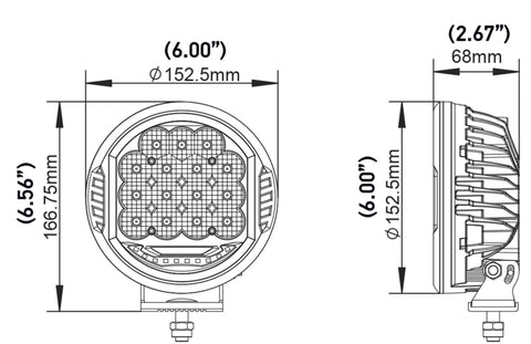 Hella 500 LED Driving Lamp Kit - 358117171